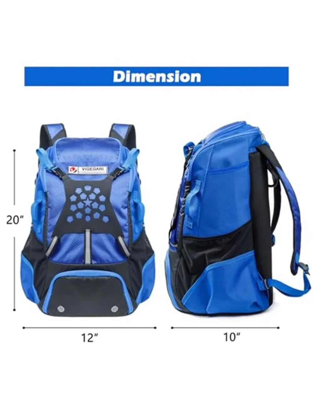 Baseball Backpack for Youth, Boys, Adults - Bat and Softball Equipment Bag